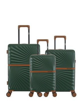 Lot de 3 Valises Rigides Taille Moyenne, Cabine et Cabine XS OAKLAND