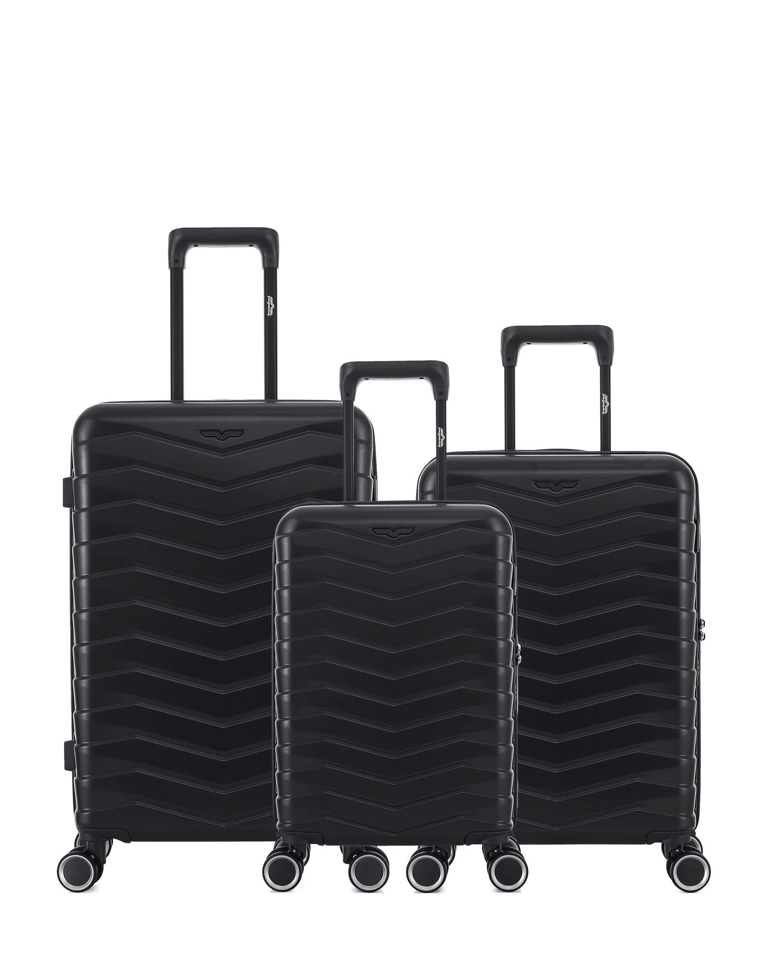 Lot de 3 Valises Rigides Taille Moyenne, Cabine et Cabine XS SEATTLE