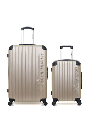 Lot de 2 Valises Rigides Grand Format et Cabine BUDAPEST