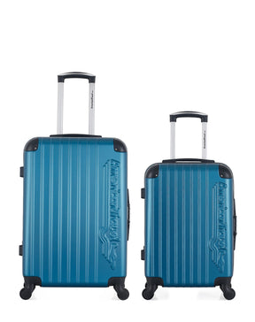 Set de 2 Valises Weekend et Cabine Abs BUDAPEST 4 roues