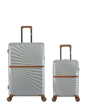 Lot de 2 Valises Rigides Grand Format et Cabine XS OAKLAND