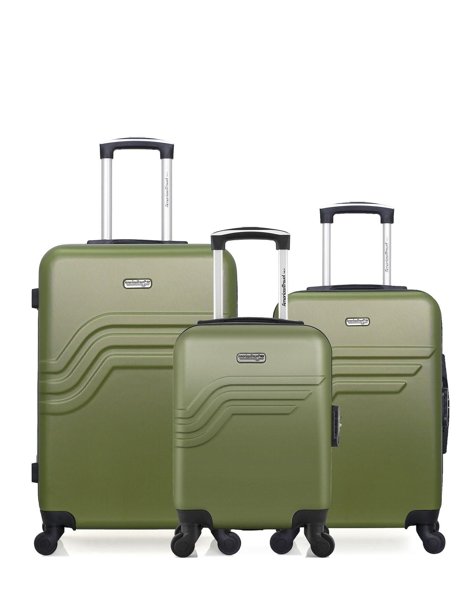 3er-Pack Hartschalenkoffer: Mittelgroßer Koffer, Handgepäck und Handgepäck XXS QUEENS