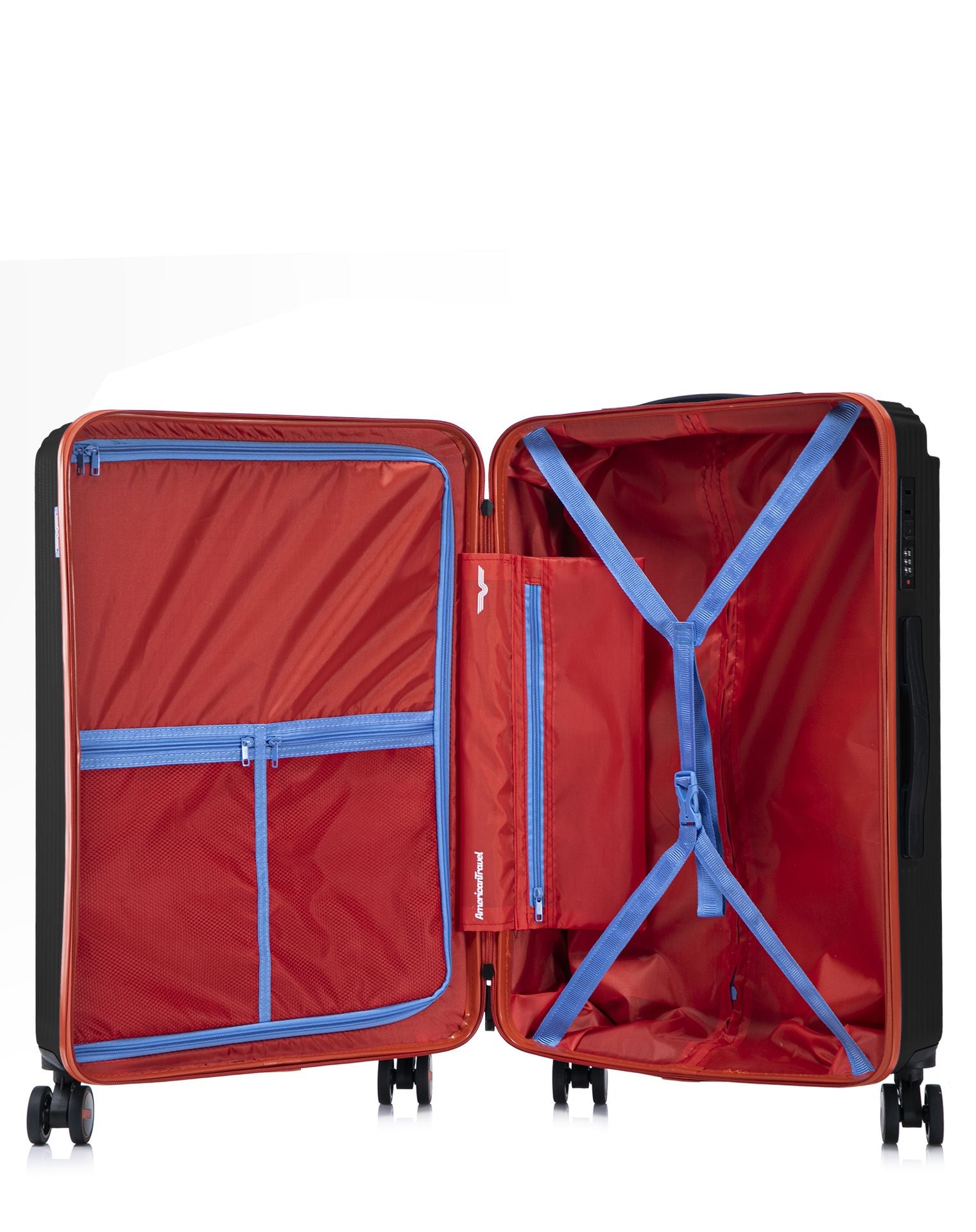 2er-Pack Hartschalenkoffer: Mittelgroßer Koffer und Handgepäck NORTH BEACH