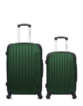 Set de 2 Valises Weekend et Cabine Abs BUDAPEST 4 roues
