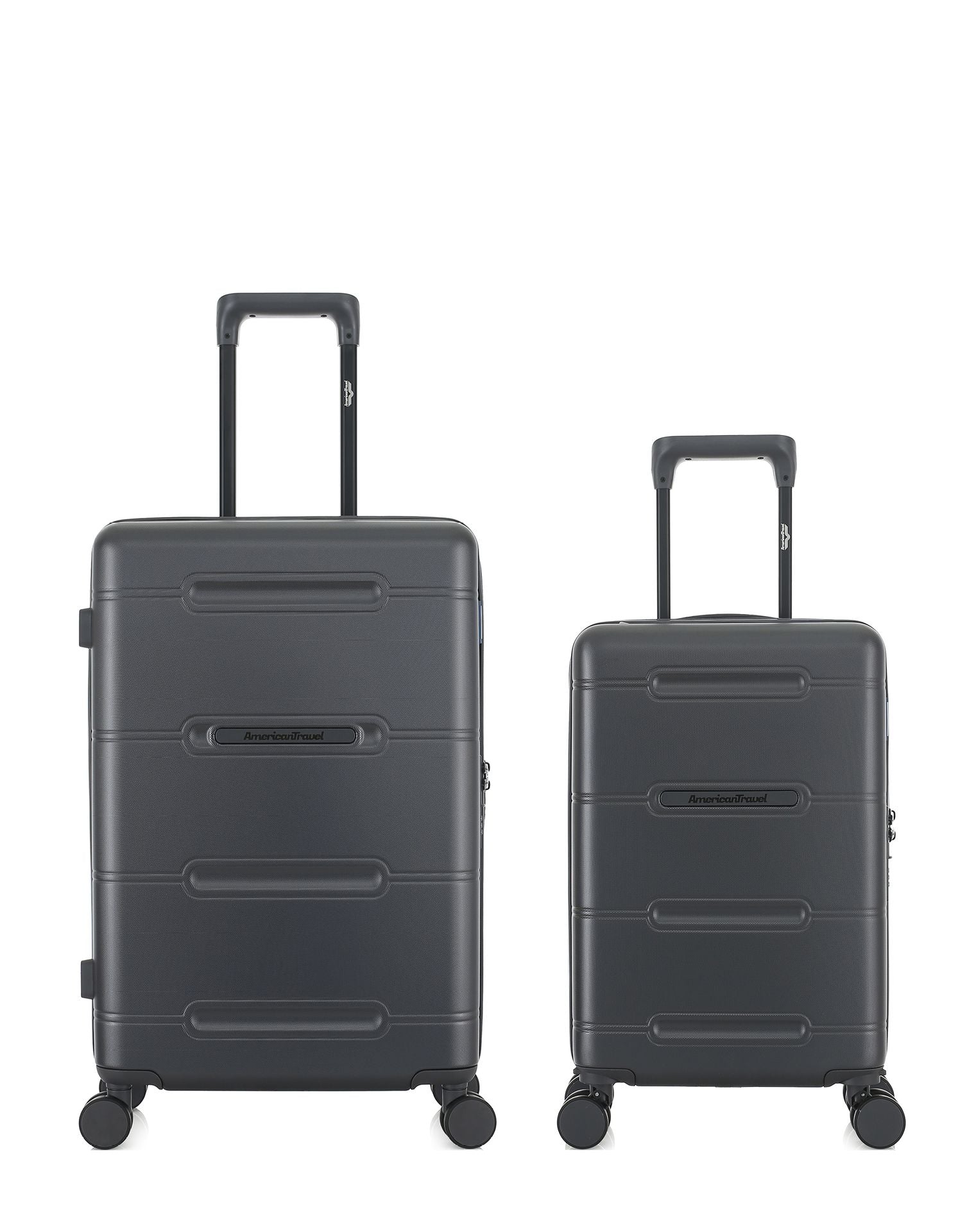 2er-Pack Hartschalenkoffer: Mittelgroßer Koffer und Handgepäck XS CLEVELAND