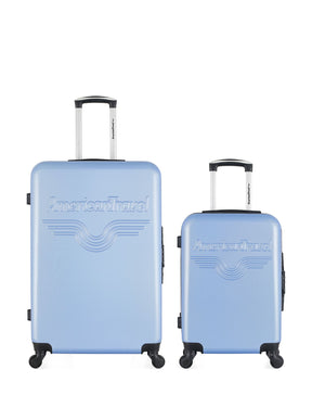 Lot de 2 Valises Rigides Grand Format et Cabine CHELSEA