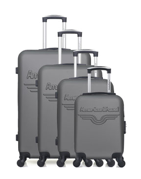 Set de 4 Valises ABS Chelsea-M 4 Roues
