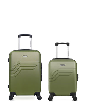 Lot de 2 Valises Rigides Cabine et Cabine XXS QUEENS