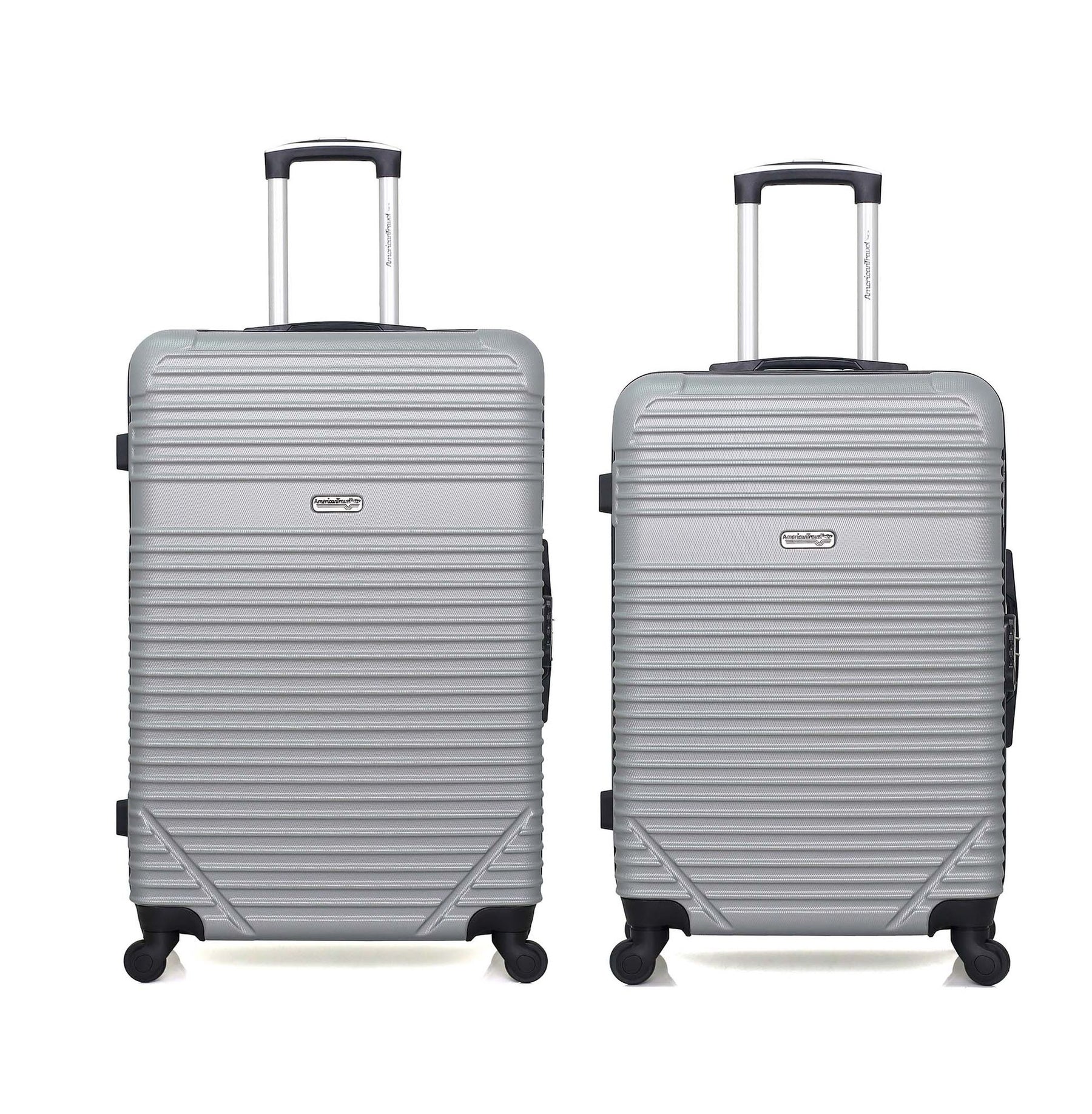 AMERICAN TRAVEL – 2er-Pack: Großer Koffer und mittelgroßer Koffer MEMPHIS 