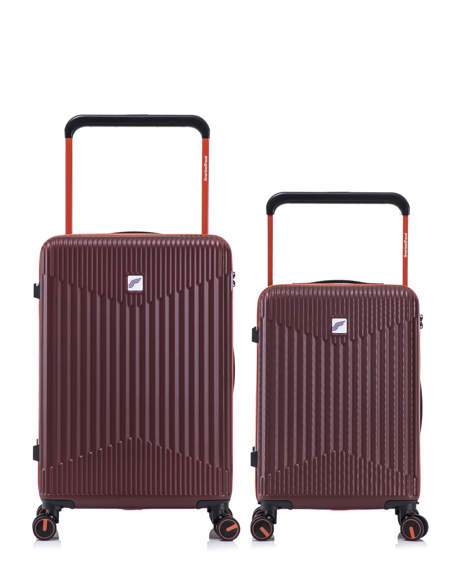 2er-Pack Hartschalenkoffer: Mittelgroßer Koffer und Handgepäck NORTH BEACH