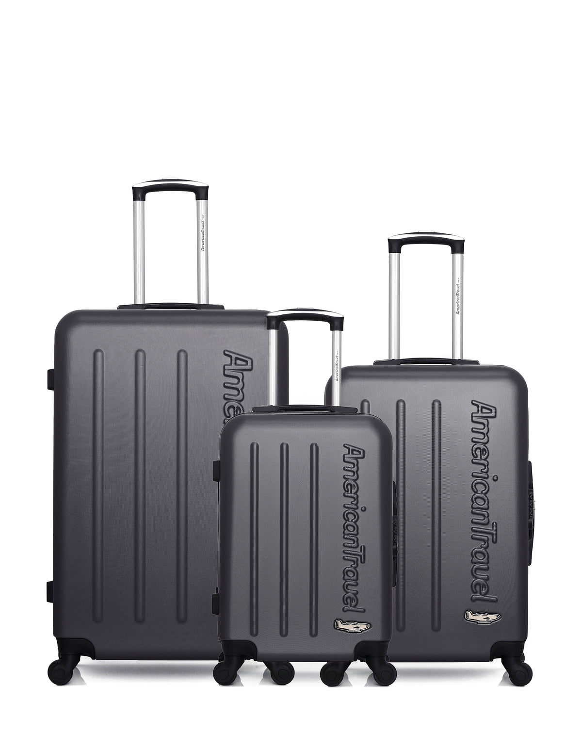 Lot de 3 Valises Rigides Grand Format, Taille Moyenne et Cabine BRONX