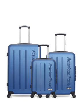 Lot de 3 Valises Rigides Grand Format, Taille Moyenne et Cabine BRONX