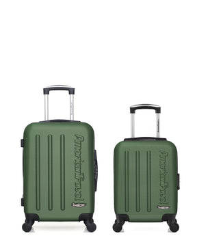 2er-Pack Hartschalenkoffer: Handgepäck und Handgepäck XXS BRONX