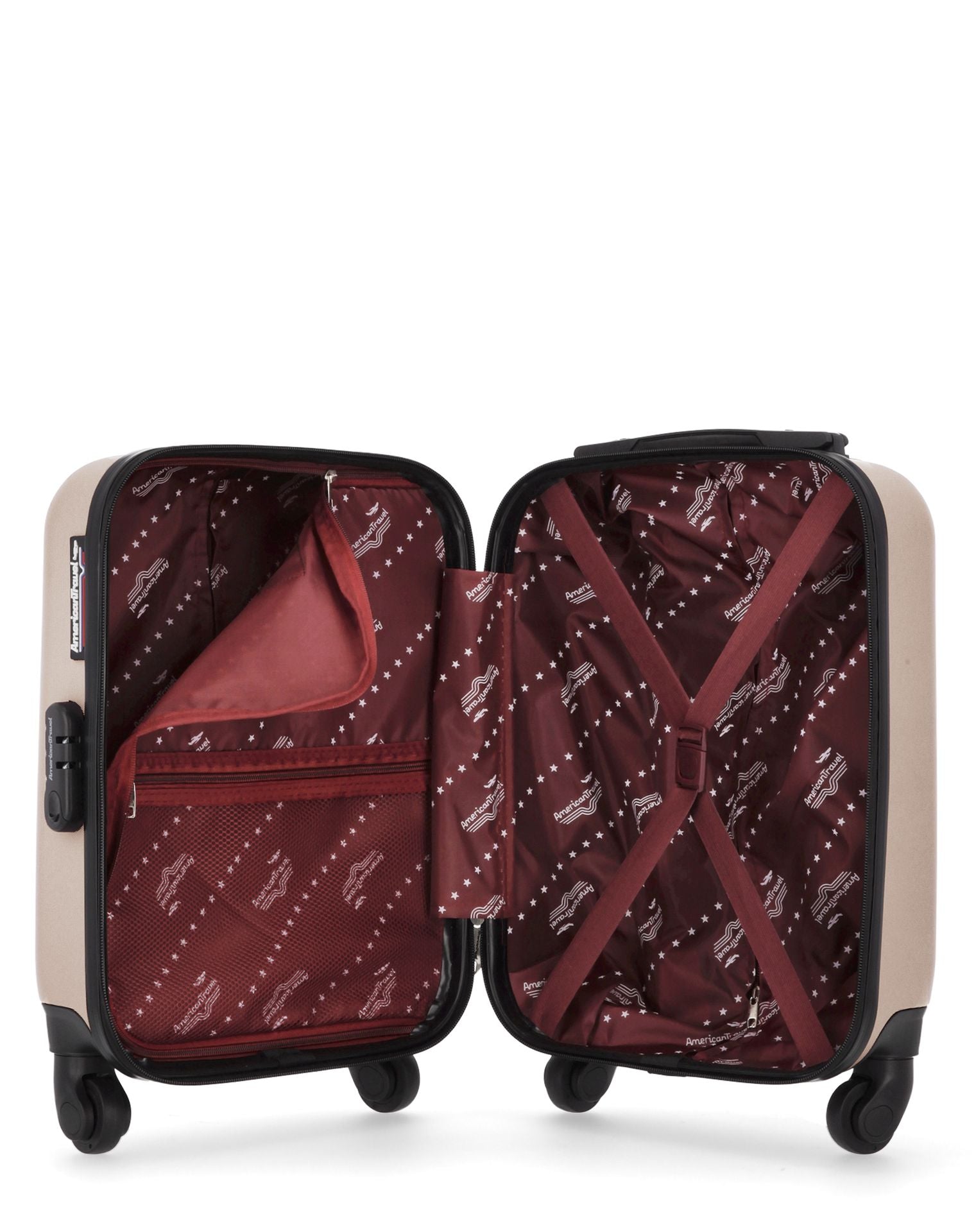 Lot de 3 Valises Rigides Grand Format, Cabine et Cabine XXS BRONX