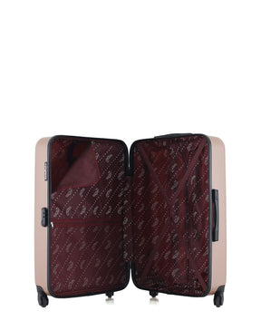 2er-Pack Hartschalenkoffer: Großer Koffer und Handgepäck DETROIT