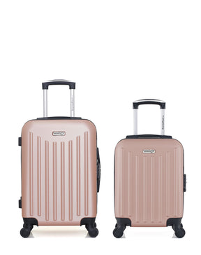 Lot de 2 Valises Rigides Cabine et Cabine XXS BROOKLYN