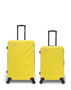2er-Pack Hartschalenkoffer: Großer Koffer und mittelgroßer Koffer YELLOWSTONE
