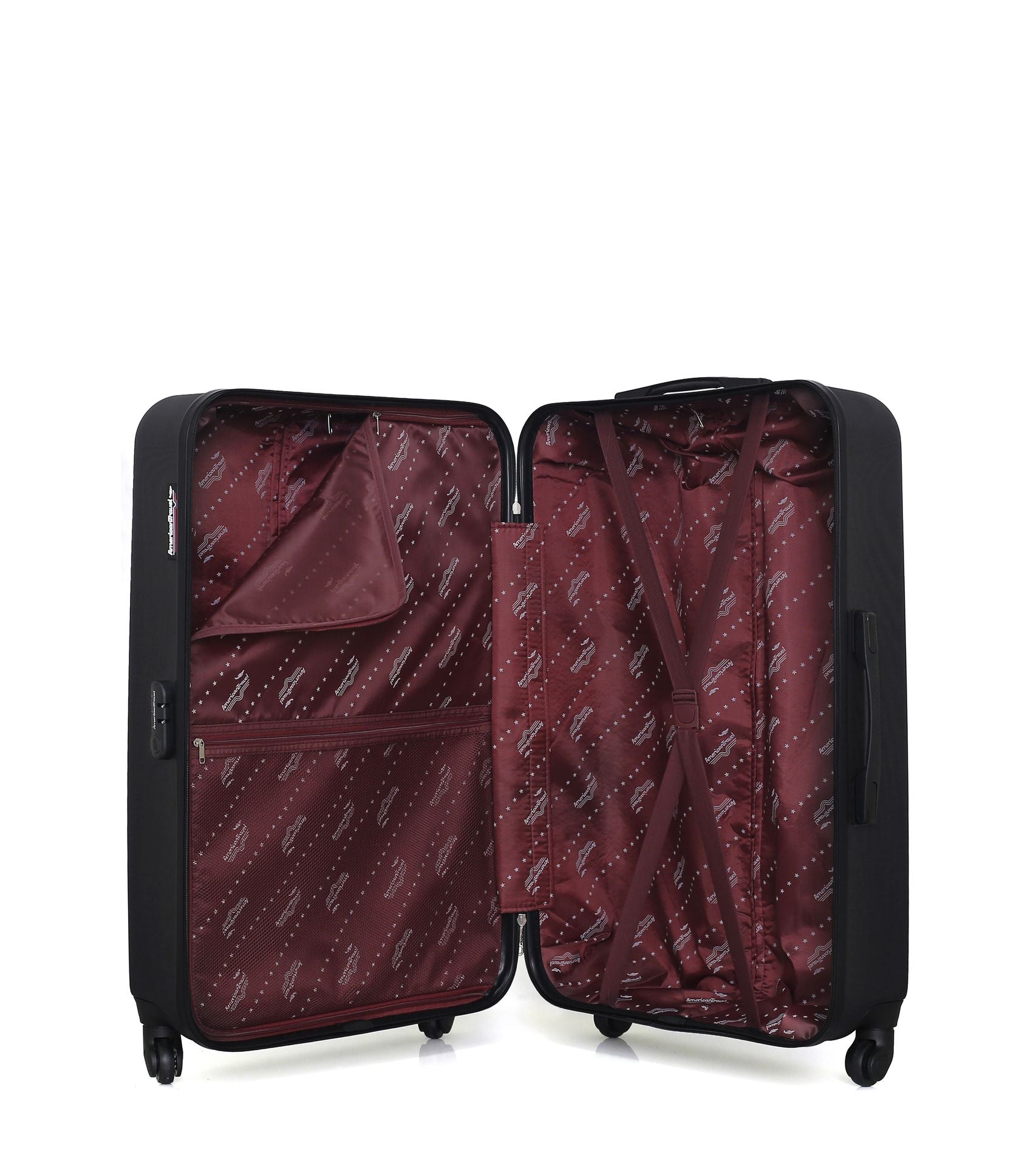 AMERICAN TRAVEL - LOT DE 4 - Valises grand format, weekend, cabine et cabine XXS SPRINGFIELD