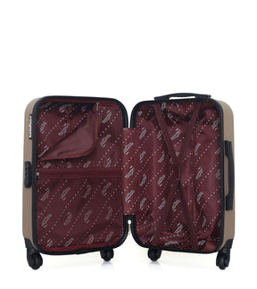 Set de 2 Valises Abs CHELSEA 4 roues