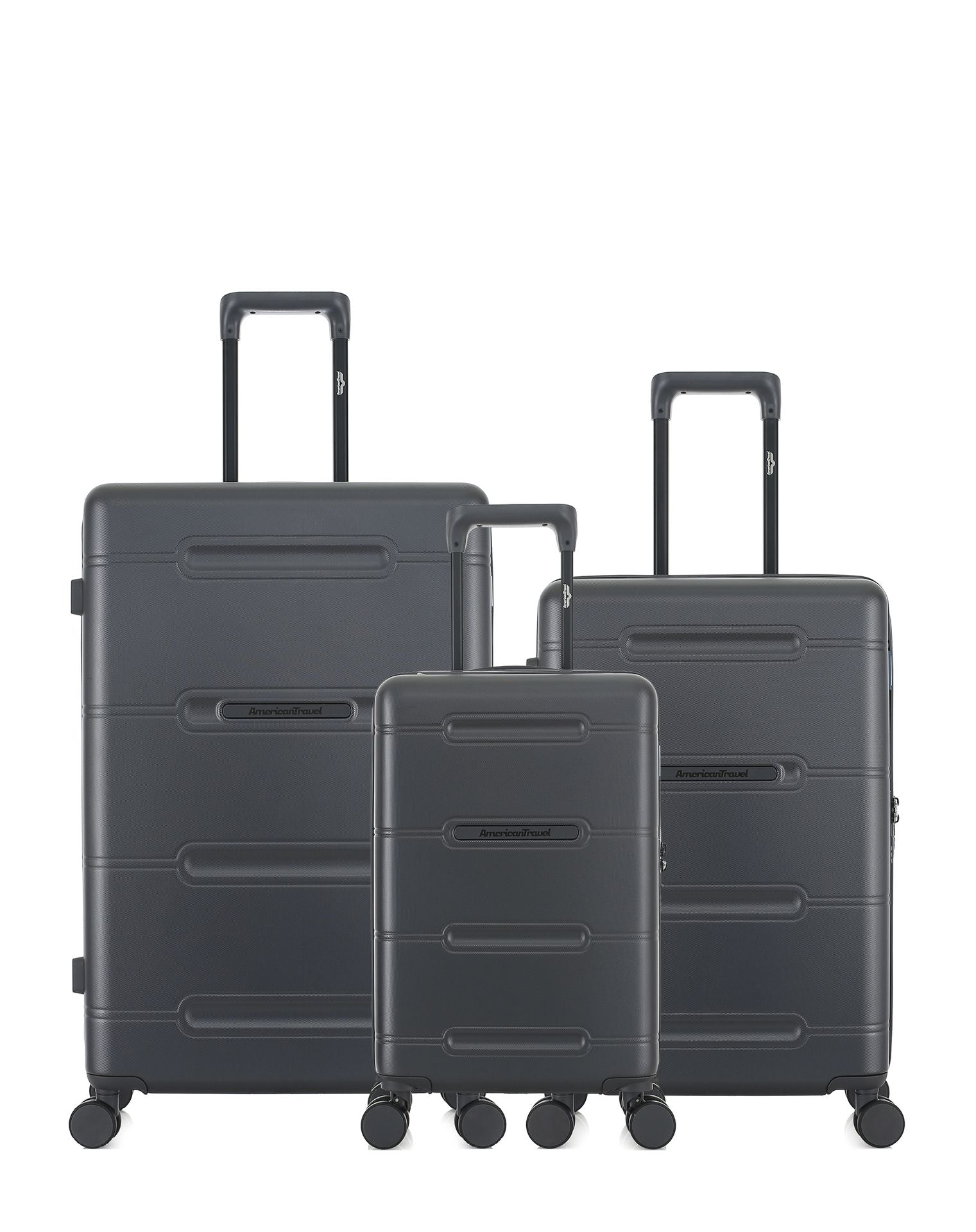 3er-Pack Hartschalenkoffer: Großer Koffer, mittelgroßer Koffer und Handgepäck XS CLEVELAND