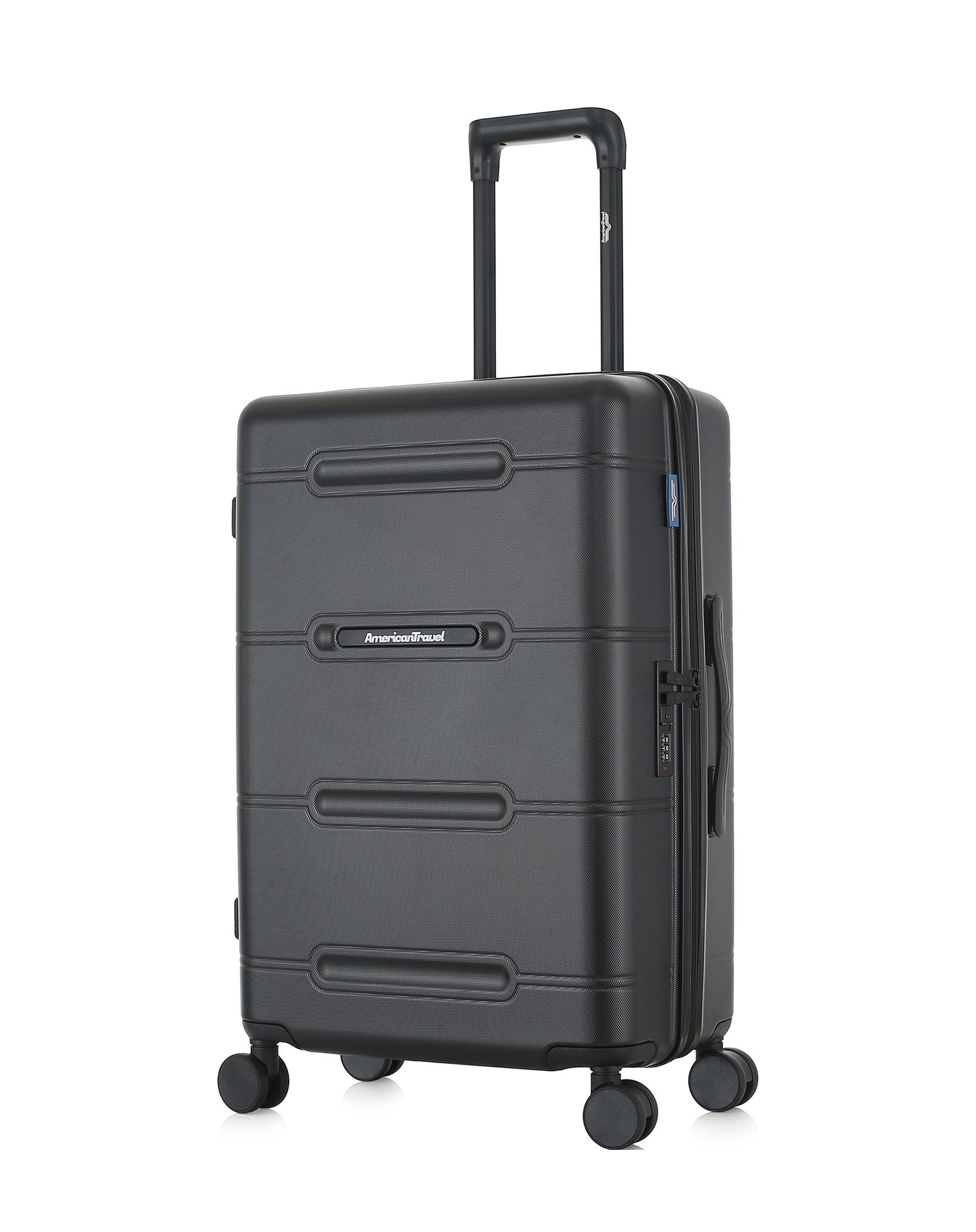 3er-Pack Hartschalenkoffer: Mittelgroßer Koffer, Handgepäck und Handgepäck XS CLEVELAND