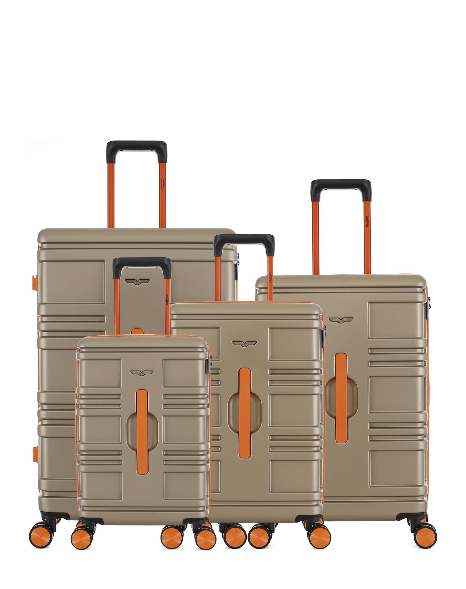 Lot de 4 Valises Rigides Grand Format, Taille Moyenne, Cabine et Cabine XS EVERGLADES