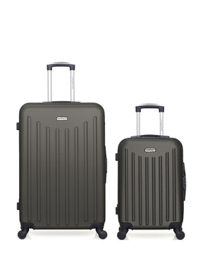 Lot de 2 Valises Rigides Grand Format et Cabine BROOKLYN