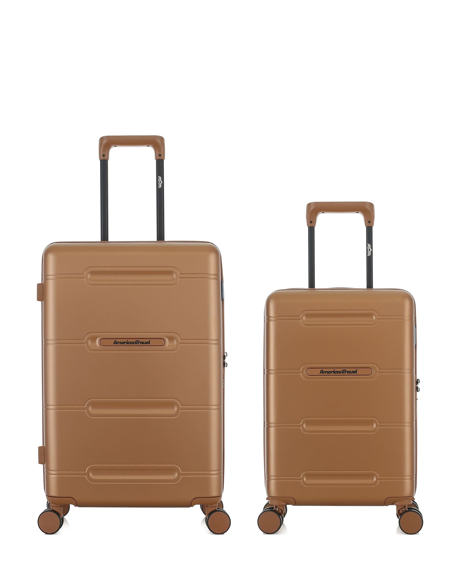 2er-Pack Hartschalenkoffer: Mittelgroßer Koffer und Handgepäck XS CLEVELAND