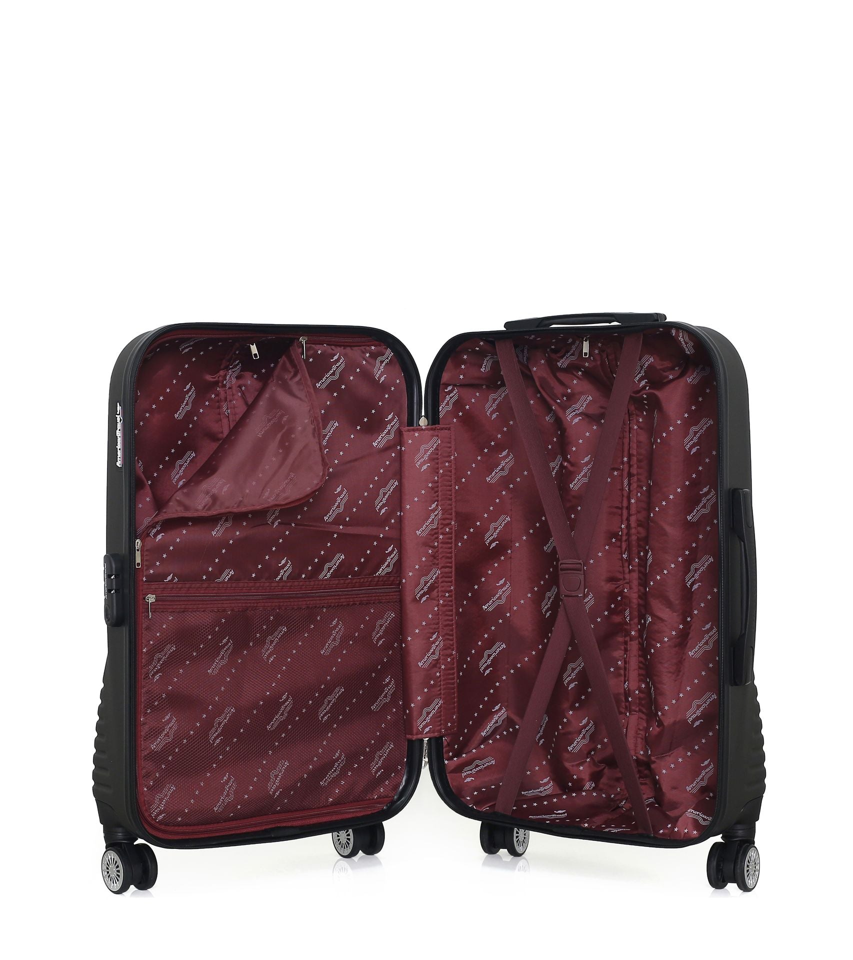 Set de 2 Valises Weekend et Cabine Abs DC 4 roues