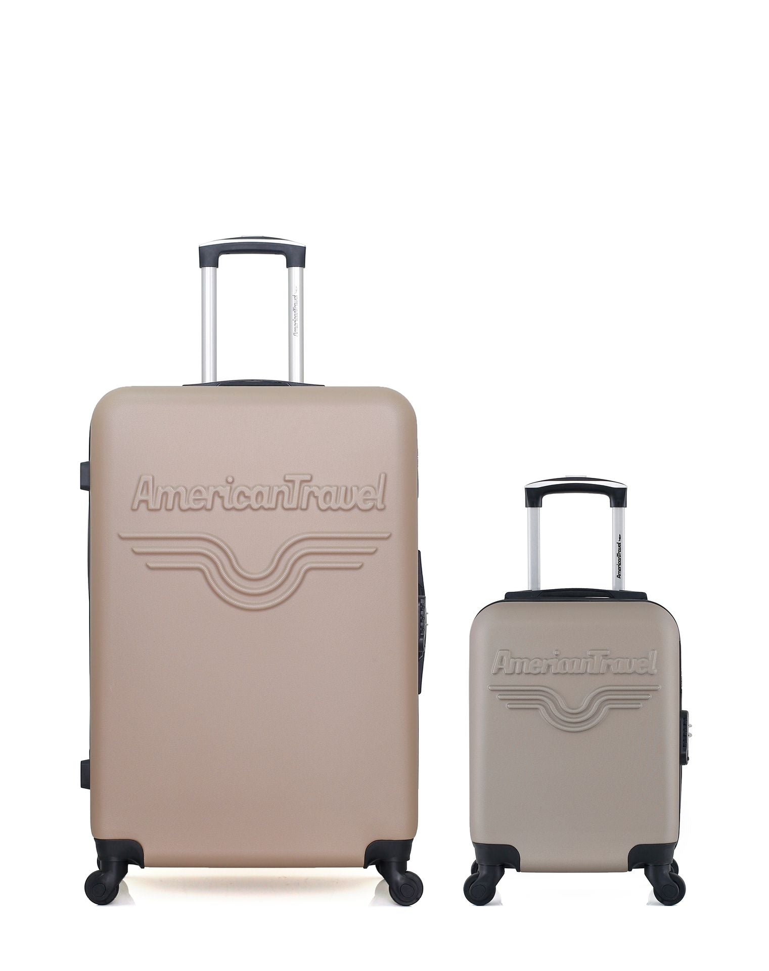 Lot de 2 Valises Rigides Grand Format et Cabine XXS CHELSEA