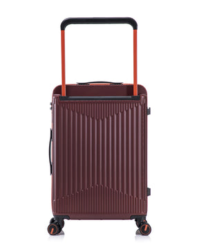 2er-Pack Hartschalenkoffer: Mittelgroßer Koffer und Handgepäck NORTH BEACH