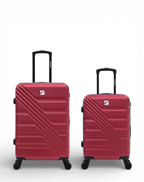 Lot de 2 Valises Rigides Taille Moyenne et Cabine REDWOOD