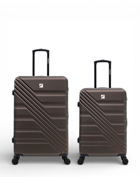 2er-Pack Hartschalenkoffer: Großer Koffer und mittelgroßer Koffer REDWOOD