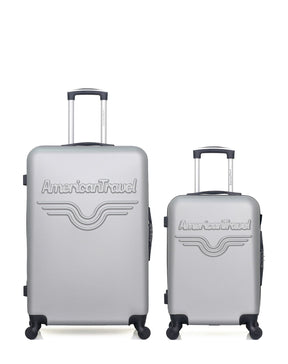Lot de 2 Valises Rigides Grand Format et Cabine CHELSEA