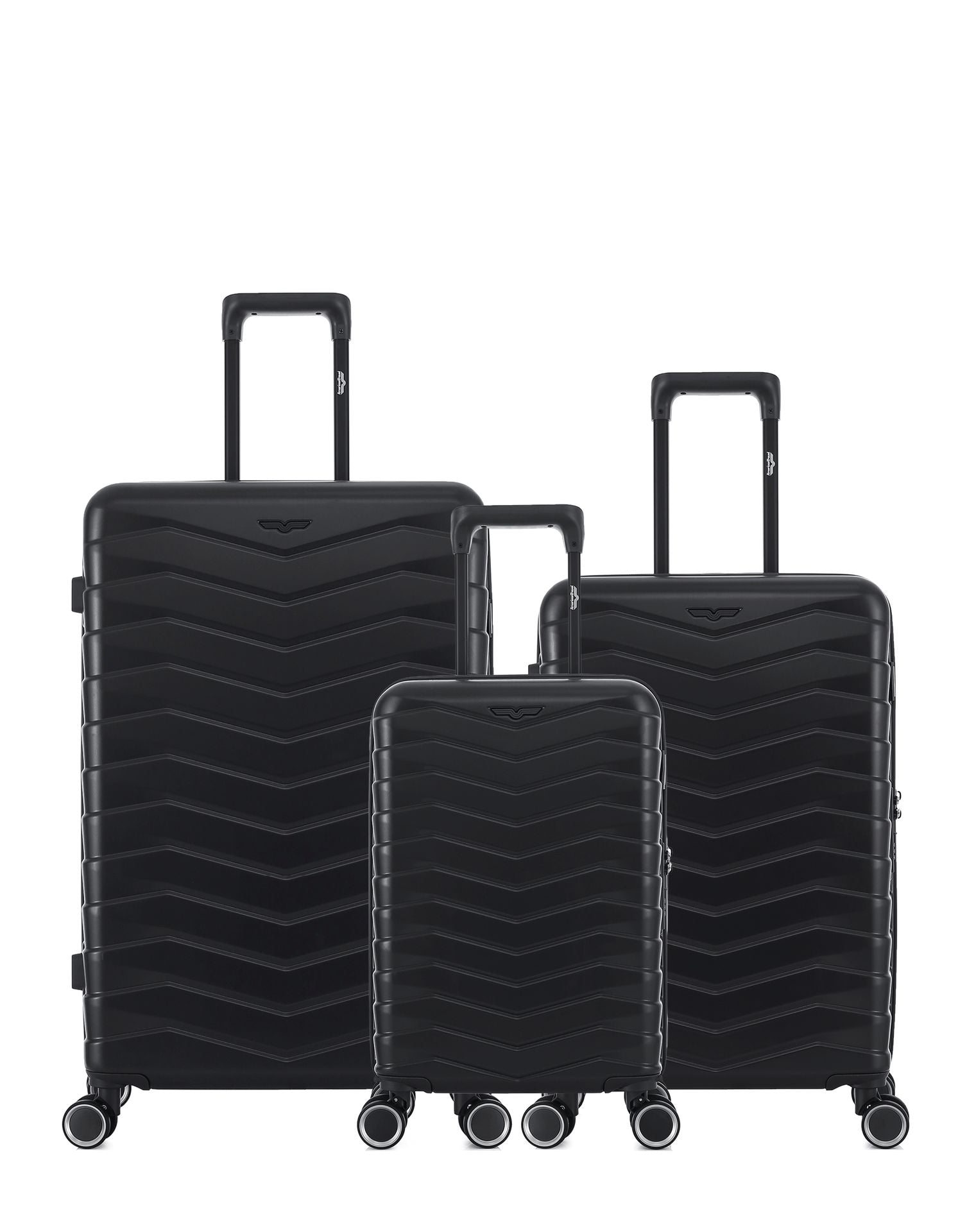 Lot de 3 Valises Rigides Grand Format, Taille Moyenne et Cabine XS SEATTLE