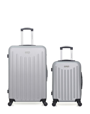 Lot de 2 Valises Rigides Grand Format et Cabine BROOKLYN