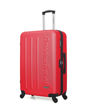 AMERICAN TRAVEL - 4er-Pack: Großer Koffer, mittelgroßer Koffer, Handgepäck und Handgepäck XXS BRONX