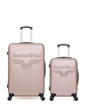 Lot de 2 Valises Rigides Grand Format et Cabine CHELSEA