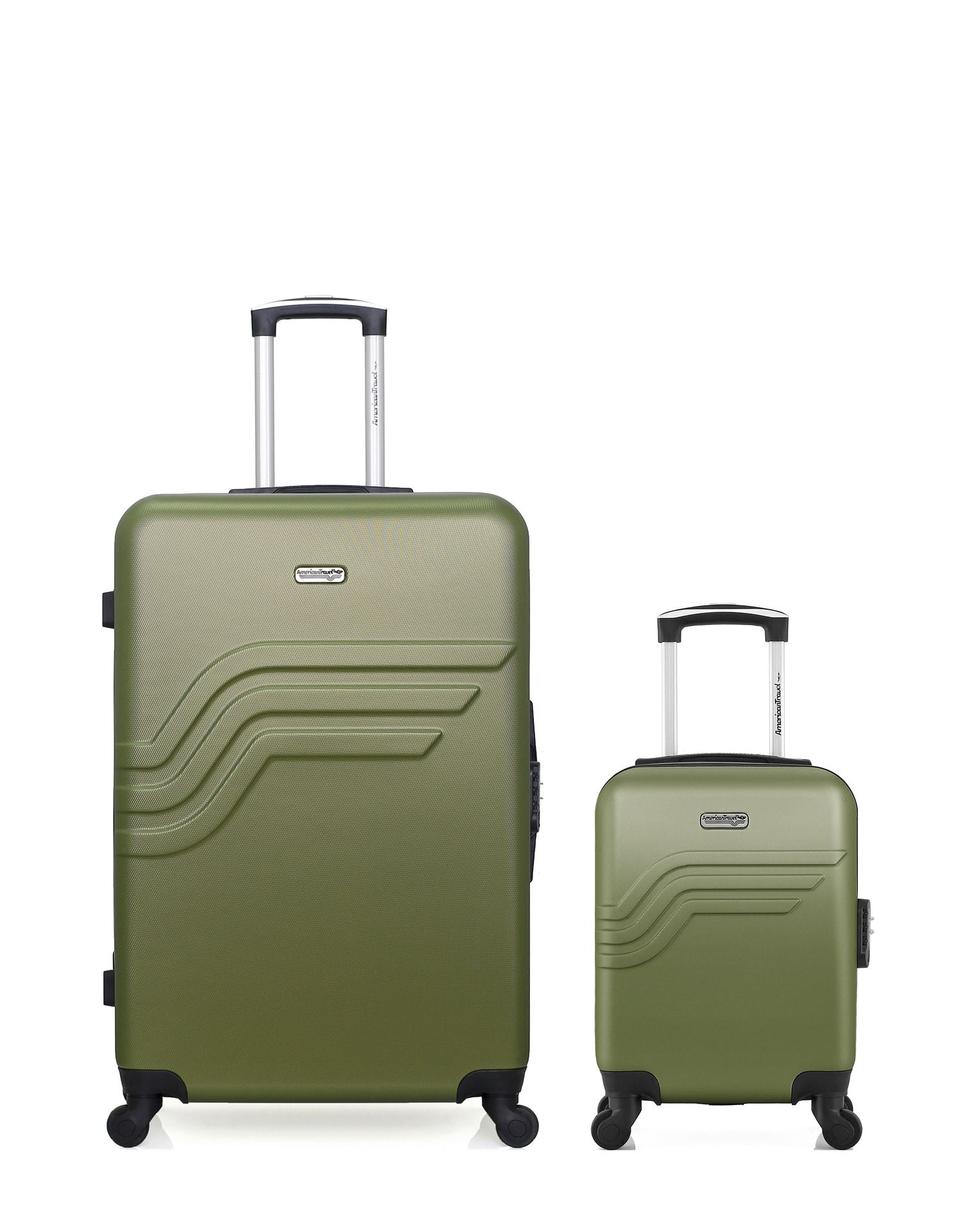 Lot de 2 Valises Rigides Grand Format et Cabine XXS QUEENS