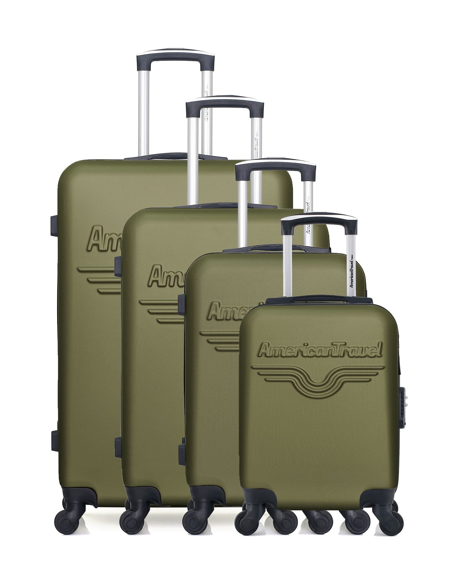 Set de 4 Valises ABS Chelsea-M 4 Roues