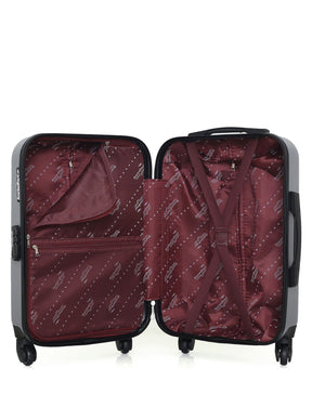 Valise Cabine ABS BRONX 4 Roues 55 cm