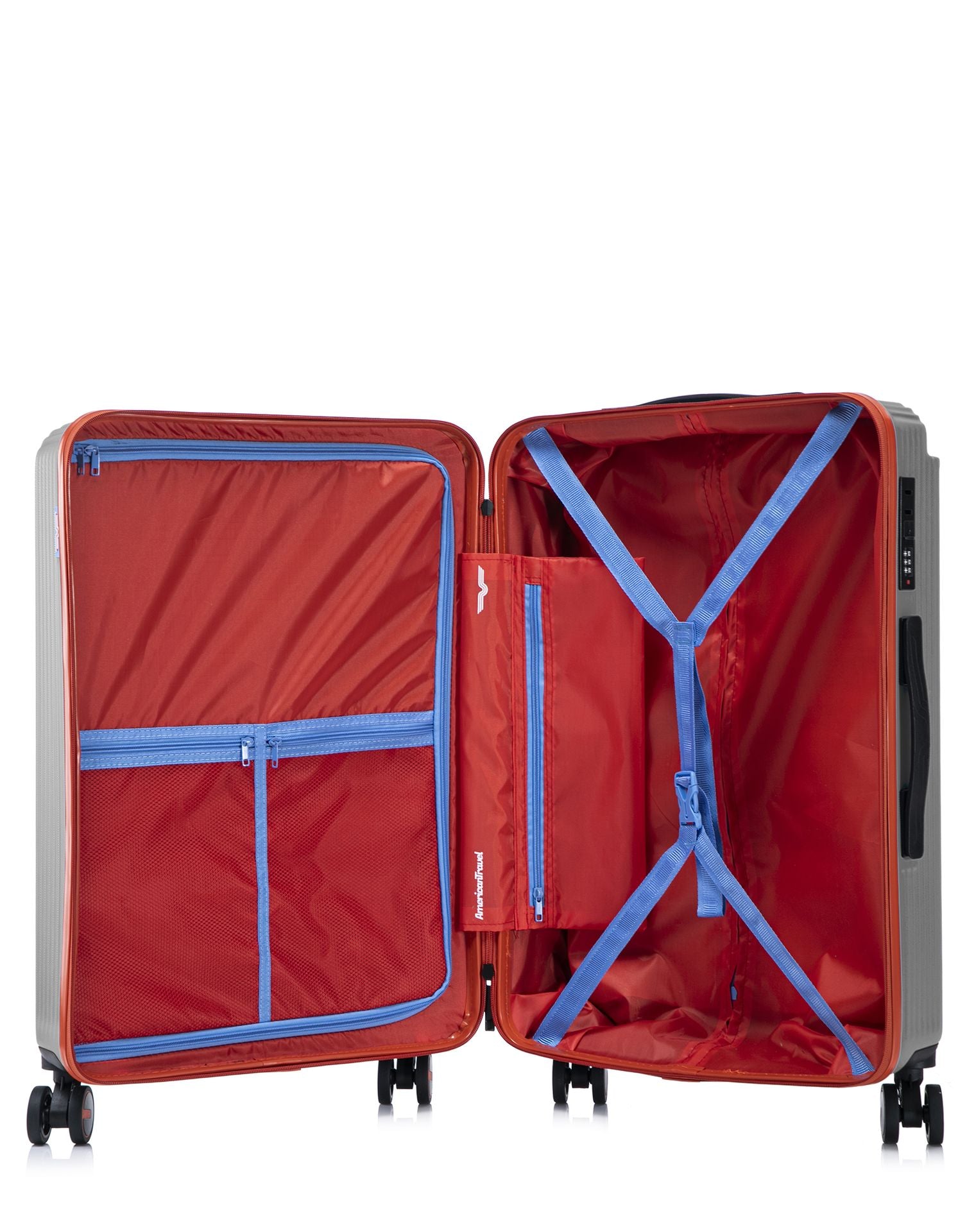 2er-Pack Hartschalenkoffer: Mittelgroßer Koffer und Handgepäck NORTH BEACH