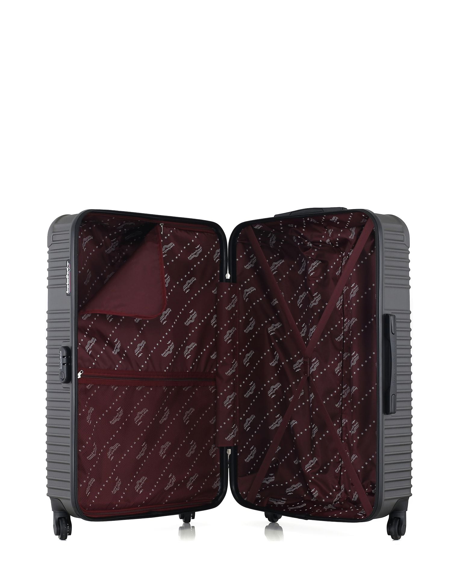 2er-Pack Hartschalenkoffer: Großer Koffer und Handgepäck MEMPHIS