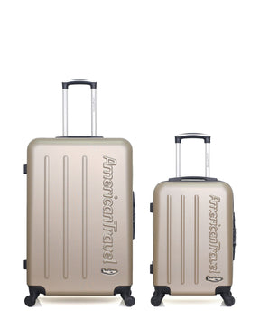 Lot de 2 Valises Rigides Grand Format et Cabine BRONX