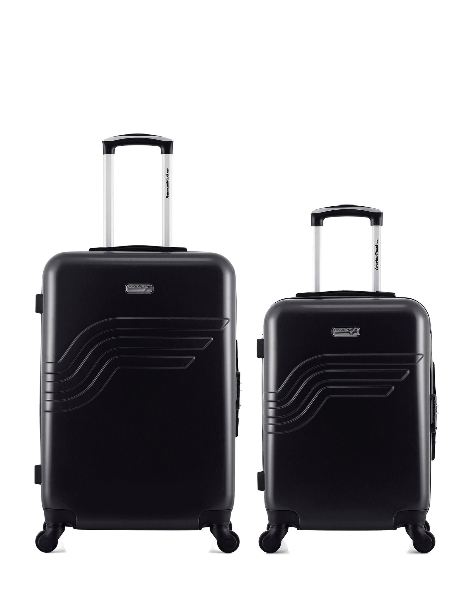 2er-Pack Hartschalenkoffer: Mittelgroßer Koffer und Handgepäck DETROIT