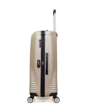 Lot de 2 Valises Rigides Grand Format et Cabine DC