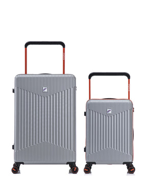 2er-Pack: Großer Koffer und Handgepäck NORTH BEACH