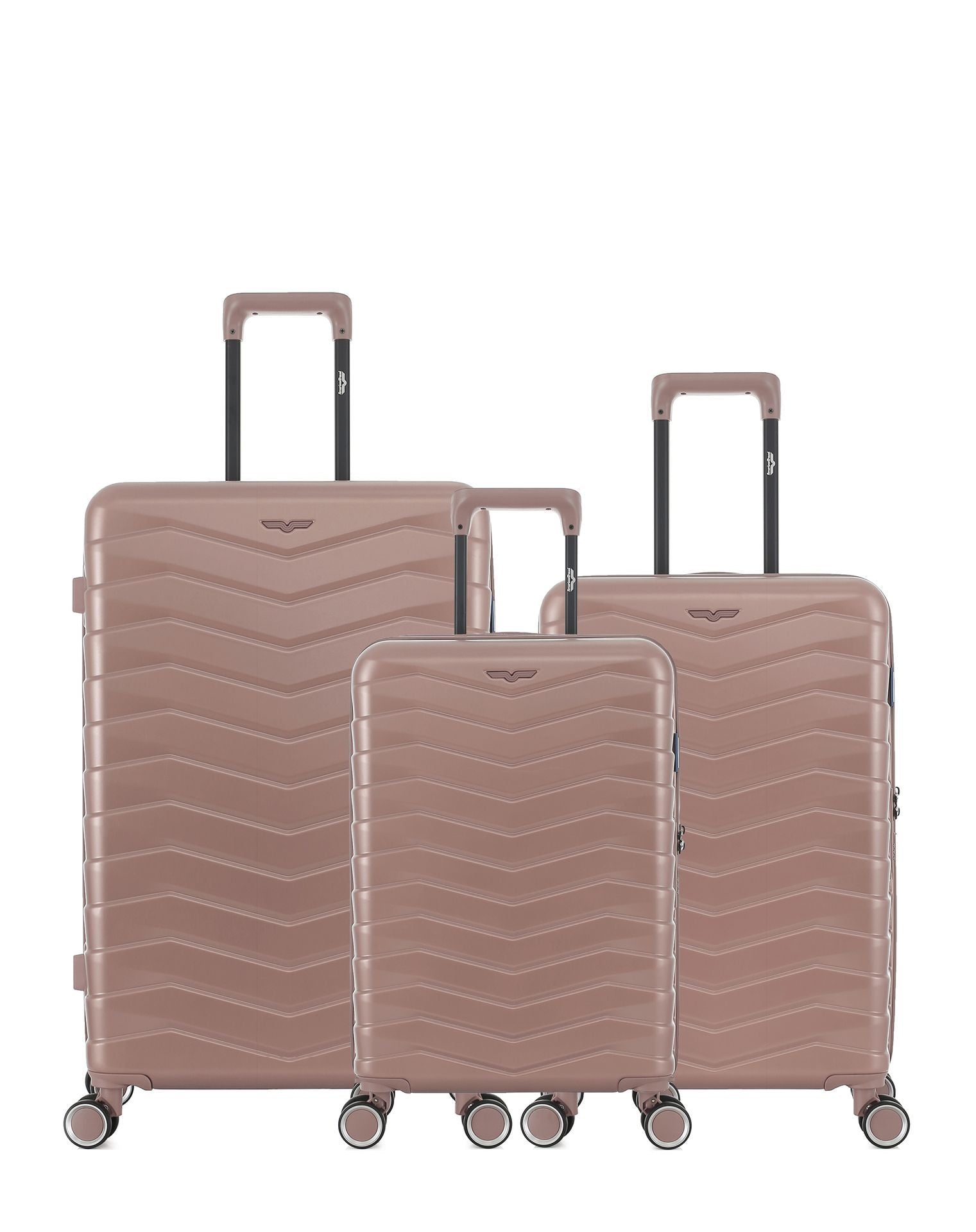 Lot de 3 Valises Rigides Grand Format, Taille Moyenne et Cabine SEATTLE