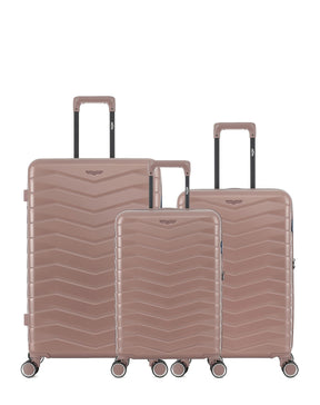 Lot de 3 Valises Rigides Grand Format, Taille Moyenne et Cabine SEATTLE