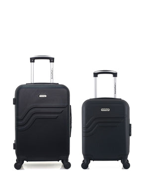 Lot de 2 Valises Rigides Cabine et Cabine XXS QUEENS